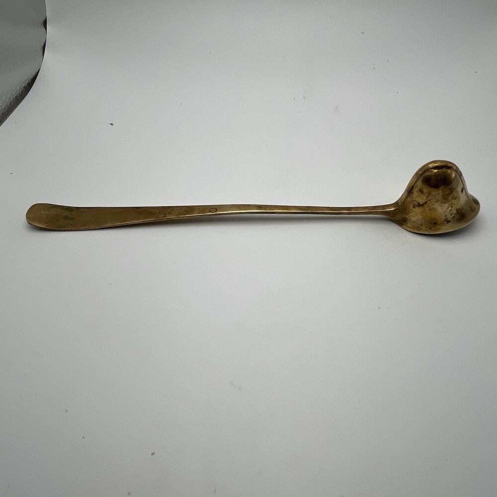 Vintage Solid Brass Candle Snuffer Bell Shape 9” Made In India Cottagecore Decor - Picture 5 of 13
